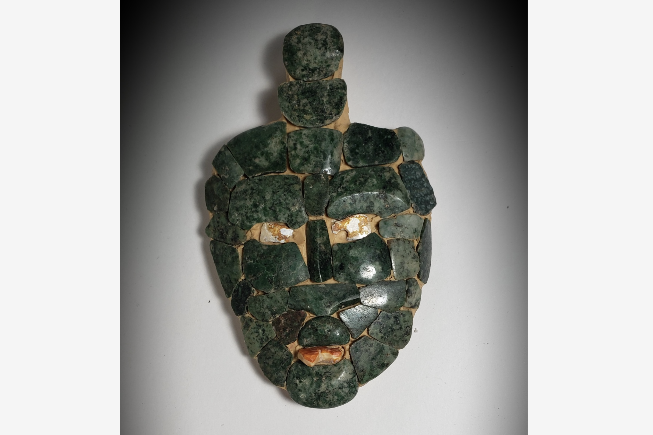 Rare jade mask